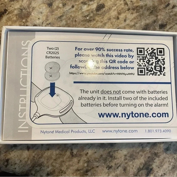 NIB NYTONE Bedwetting Alarm System with Batteries Included - Picture 7 of 8
